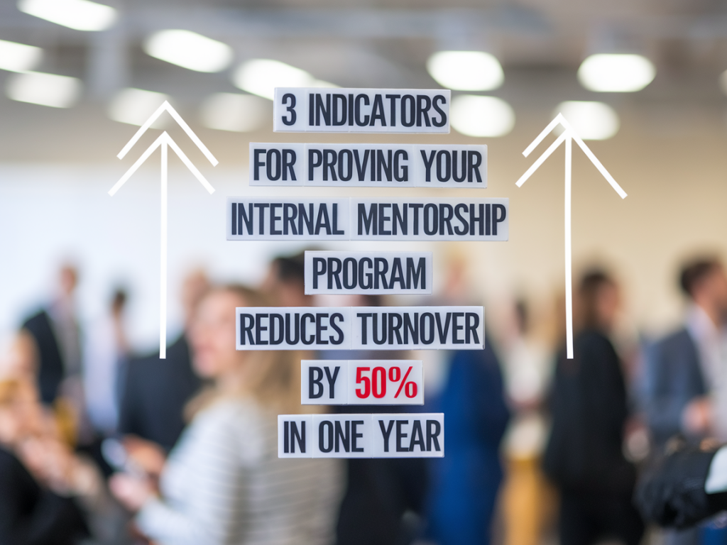 Comment prouver que votre programme de mentorat interne réduit le turnover en un an avec trois indicateurs simples