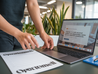 Mettre en place un parcours d'onboarding hybride qui réduit l'absentéisme et accélère la productivité : checklist opérationnelle