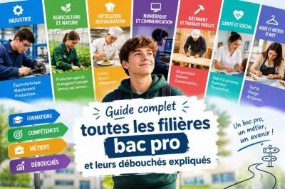 Guide complet : toutes les filières bac pro et leurs débouchés expliqués