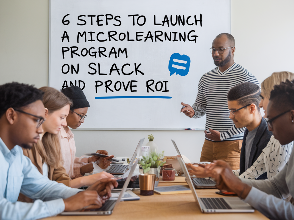 Comment lancer un programme de microlearning sur slack et prouver son ROI en six étapes