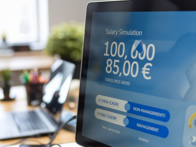 Simulation de salaire à 100 000 euros brut : net, cadre/non-cadre
