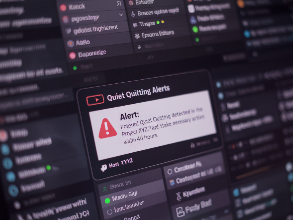 Quels signaux simples surveiller dans slack pour repérer un début de quiet quitting et agir en 48 heures
